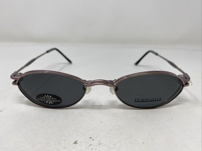 Innovative IMF382 Matte/Satin Plum 50-19-140 Eyeglasses Frame w/ Clip-on D333