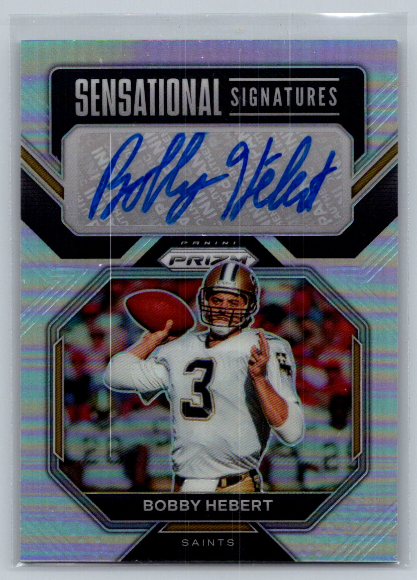 2022 Panini Prizm BOBBY HEBERT #SS-BH Sensational Signatures Silver Auto /149