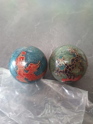 Jinbei-Dama bzw. Jinbei-Kugeln aus Japan von 1972 - schwer und glänzend - D 5 cm
