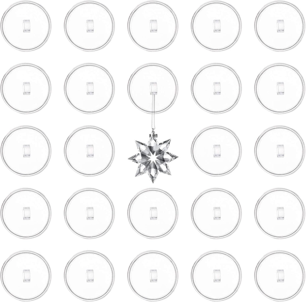 RosewineC 30Pcs Deckenhaken Selbstklebend, Klebehaken Ohne Bohren Wandhaken-image