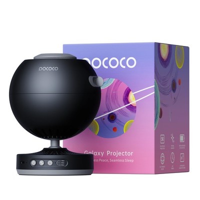 POCOCO Galaxy Star Projector for Bedroom with Replaceable Optical Film Discs,...