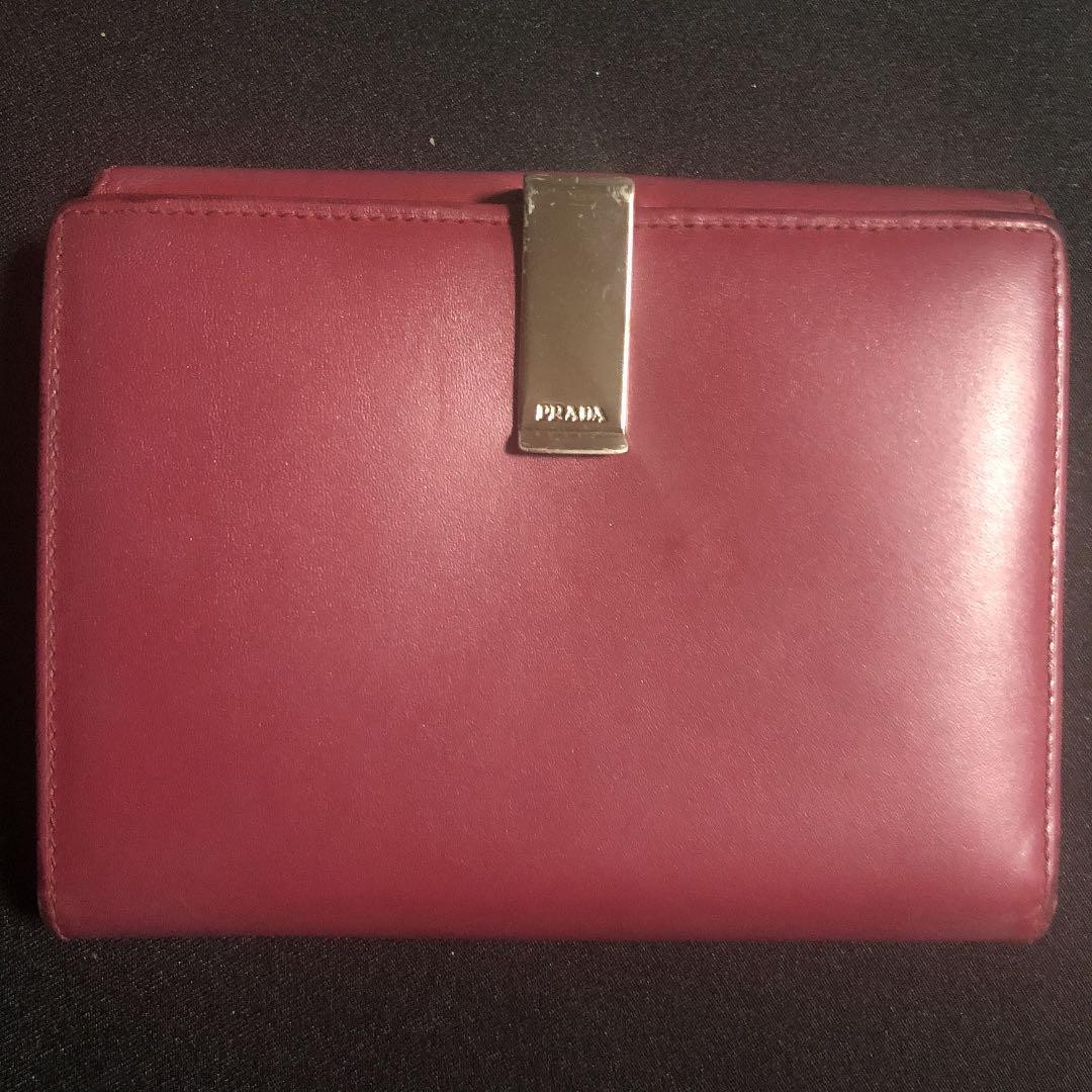 Prada Bifold Leather Wallet for Men