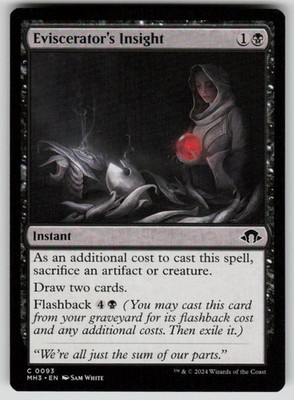 Eviscerator's Insight Common Modern Horizons 3 93 MTG Near Mint 2024