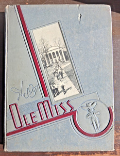 1937 The Ole Miss Yearbook University of Mississippi evil Fraternity page