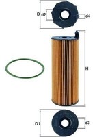 ÖLfilter Mahle OX196/3D