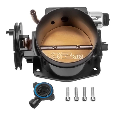 92mm Throttle body + TPS IAC Throttle Position Sensor For LSX LS LS1 LS2 LS7 new - Bild 1 von 4