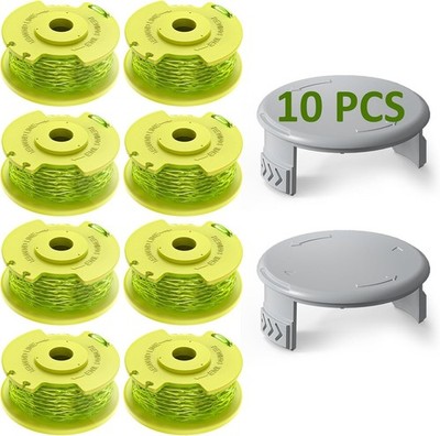 10 Pack Weed Wacker String Replacement Compatible W/ Ryobi One Plus 0.080  