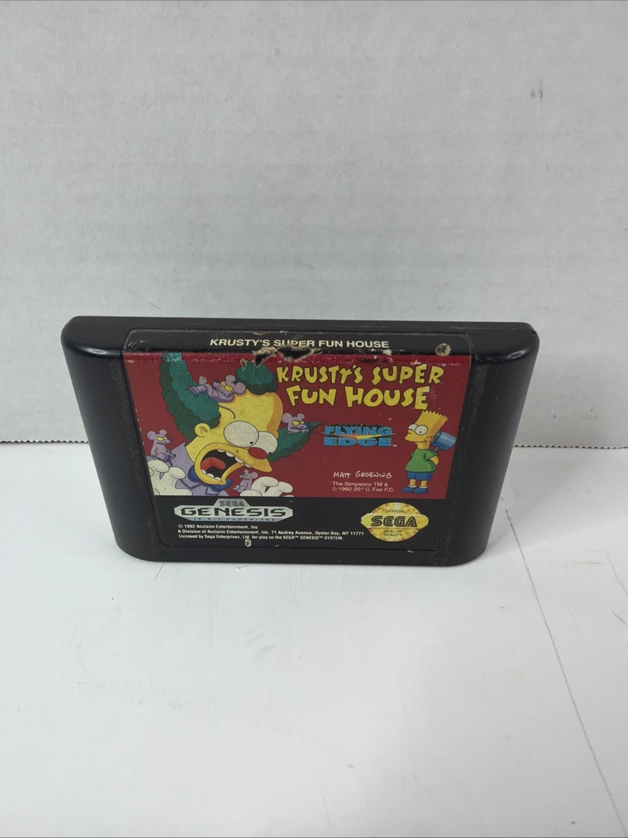 Krusty's Super Fun House - jeu vidéo Megadrive • Emu Nova