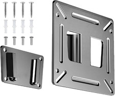 Monitor Wall Mount for 14 -27 Tvs LED LCD Flat Screen, Small TV Mount for Compu