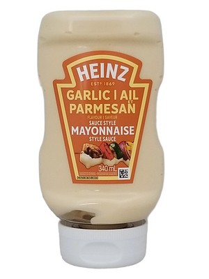 Heinz Garlic Parmesan Mayonnaise Sauce, 340ml/11.9 oz