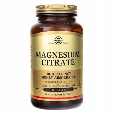 Solgar, Magnesiumcitrat 120 Tabletten Magnesiumcitrat