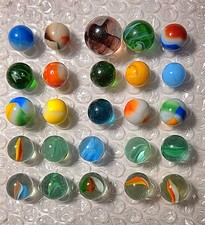 Vintage Marbles Mixed Lot of 25  37 