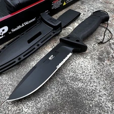 Smith & Wesson GripSwap Tactical Fixed Blade Full Tang Military Police Knife NEW