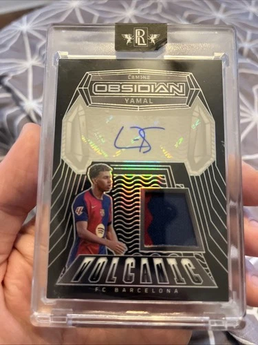 Lamine Yamal 2 Color Patch/Auto /175 2024 Panini Obsidian
