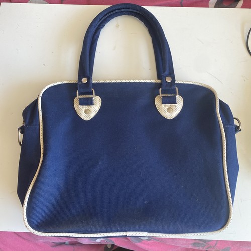 Bolso Reebok Vintage Azul Deporte Viaje Noche - Imagen 2 de 11