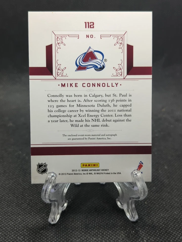 2012-13 Panini Rookie Anthology Treasures /699 Mike Connolly #112 Auto RC - Image 2 of 2
