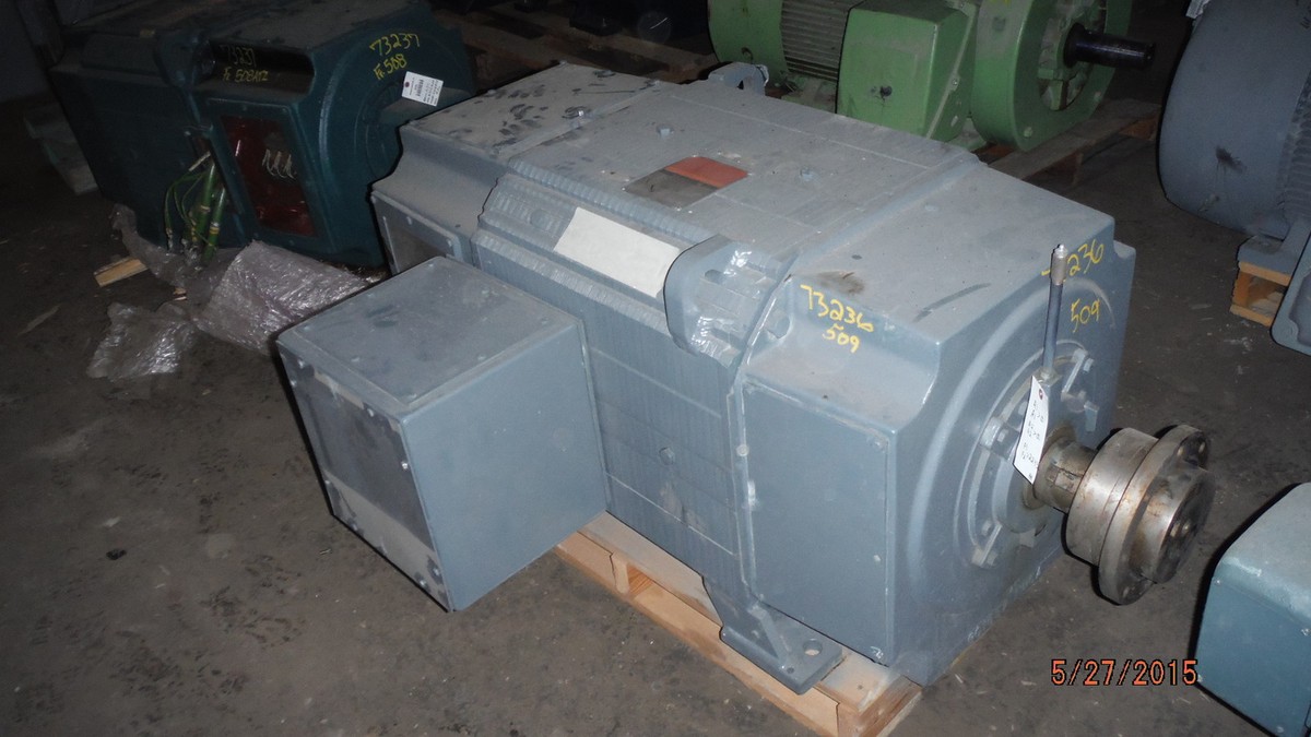 400 HP Reliance DC Electric Motor, 1150 RPM, B509ATZ Frame, 500 V