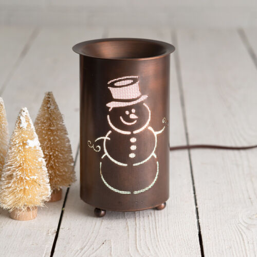Snowman Tart warmer in Antique Copper Finish - Picture 1 of 1