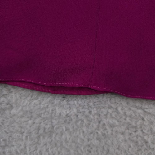 Lauren Ralph Lauren Dress 16 Purple Strapless Evening Gown Pleat Chiffon ALTERED - Picture 15 of 15