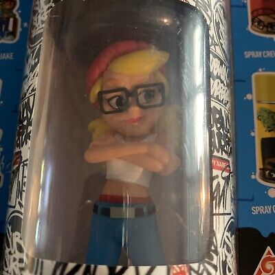 2 New Subway Surfers Spray Crew 4 Figures - Jake & Tricky Cans