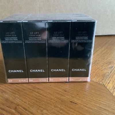 12 Minis La Crème Yeux Lift Chanel Total 36 Ml Neuf - Photo 1/4