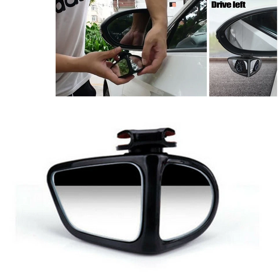 Blind Spot Mirror Auto 360° Wide Angle Convex Rear Side View For Car Truck SUV - Image 3 of 4