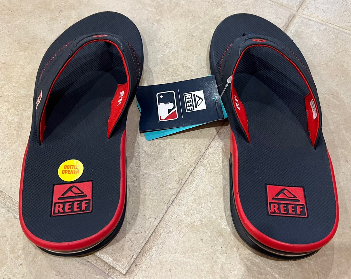 Boston Red Sox Reef Fanning X Mlb Mens Flip Flop Sandals Slides Mens 11  CI4842 | eBay UK