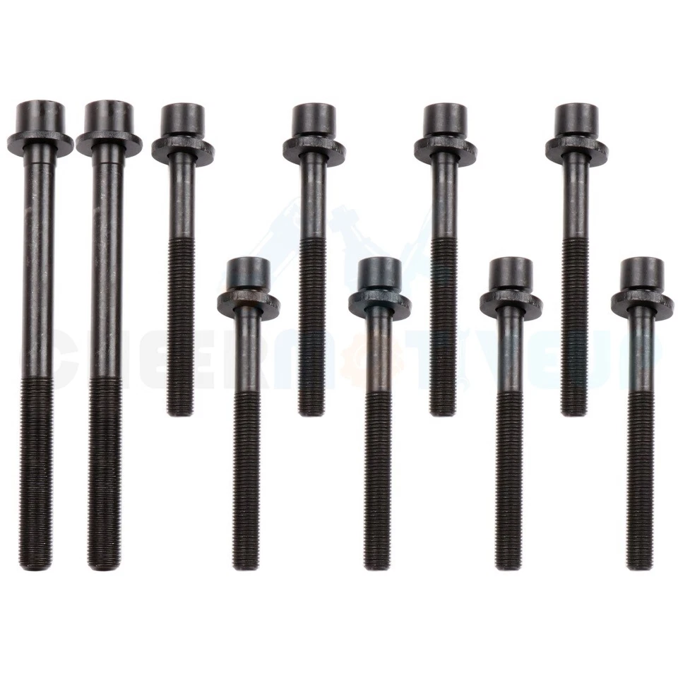 Juego de 10 pernos de cabeza para Hyundai Elantra Tucson Tiburon Kia Spectra5 Sportage Foto 3 de 4