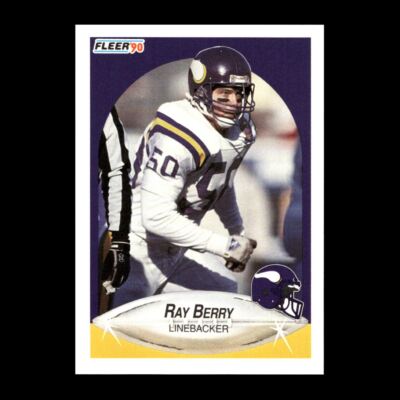 Rayberry Ray Berry 1990 Fleer Minnesota Vikings #94 R325A 96 | eBay