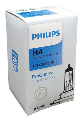 Philips H4 12V 60/55W P43t 12342 PRO Quartz 1St. PHILIPS
