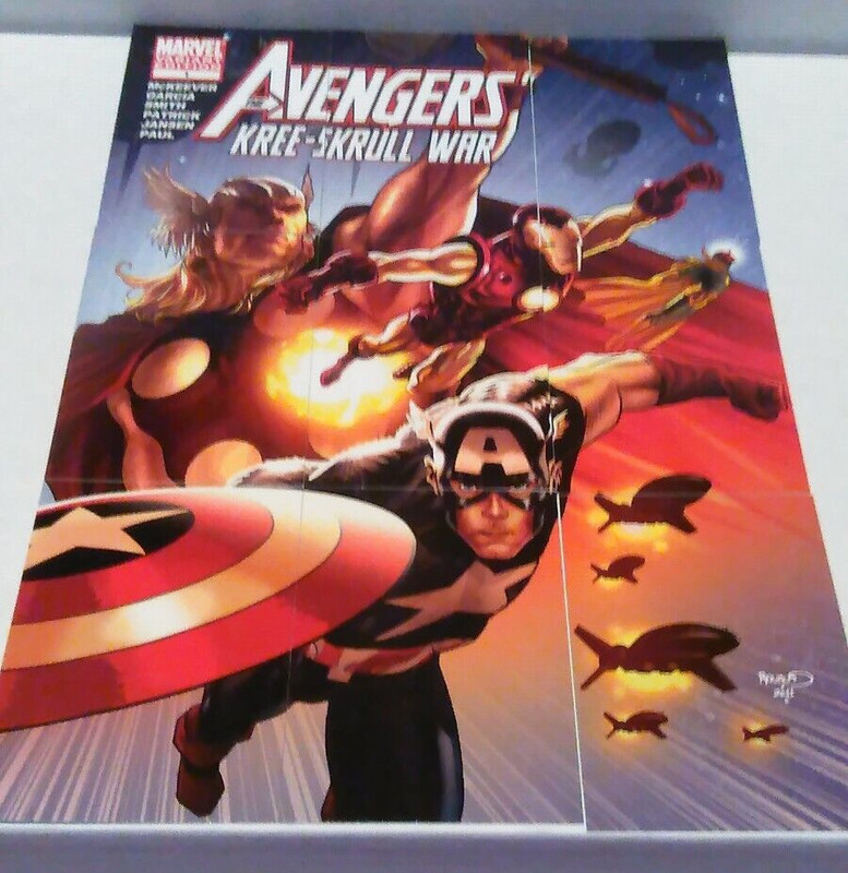 The avengers kree Skrull war variant comic cover cards set (9 cards)
