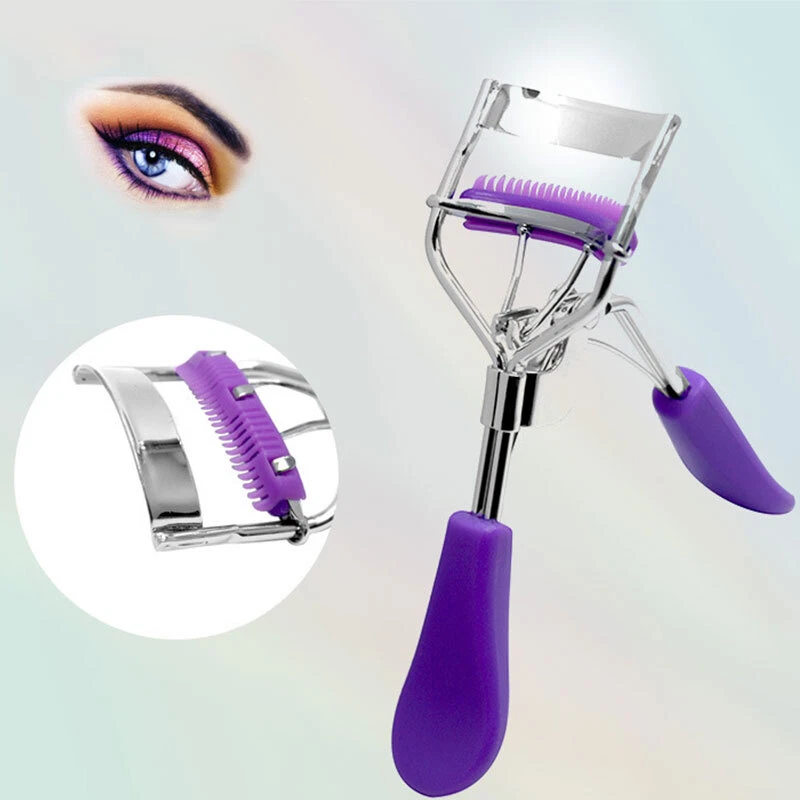 Clips para rizar pestañas con peine herramienta de maquillaje profesional mango rizador de pestañas♡ Foto 4 de 4