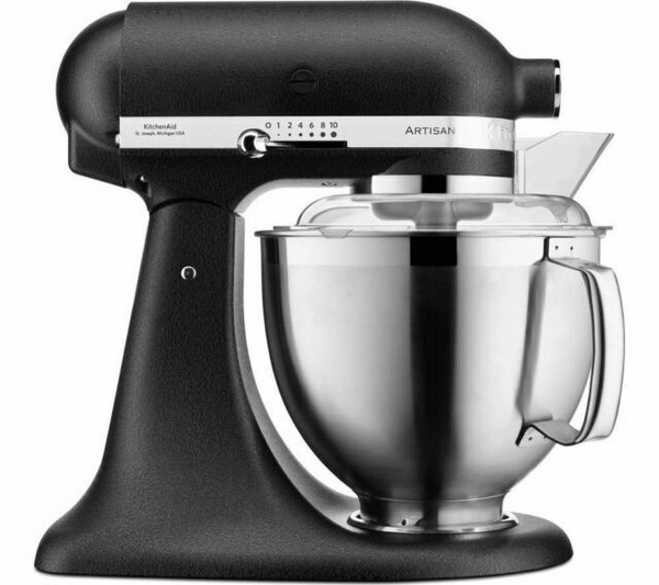 KitchenAid Artisan 4.8L TiltHead Stand Mixer Cast Iron Black for