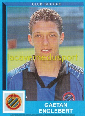 078 GAETAN ENGLEBERT # CLUB BRUGGE STICKER PANINI FOOTBALL BELGIUM 1999 2000
