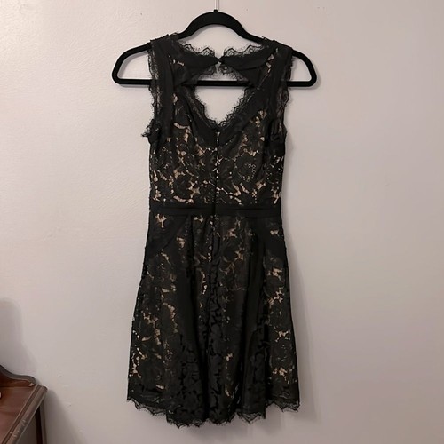 Vestido para mujer Heartloom de encaje negro nude sin mangas XS NUEVO CON ETIQUETAS - Imagen 5 de 7