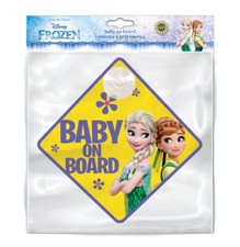 Frozen Baby on Board Auto Schild mit Saugnapf Autoschild Disney