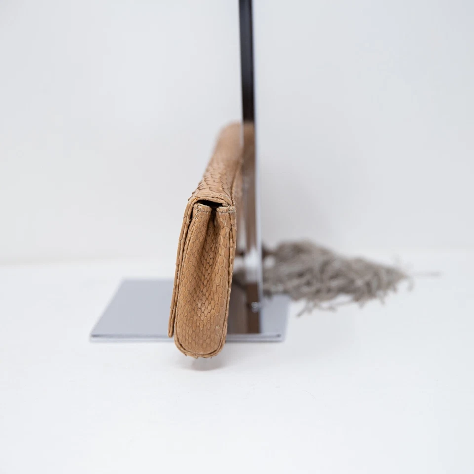 Bolso sin asas Anya Hindmarch genuino plegable con cuentas borla Foto 3 de 4