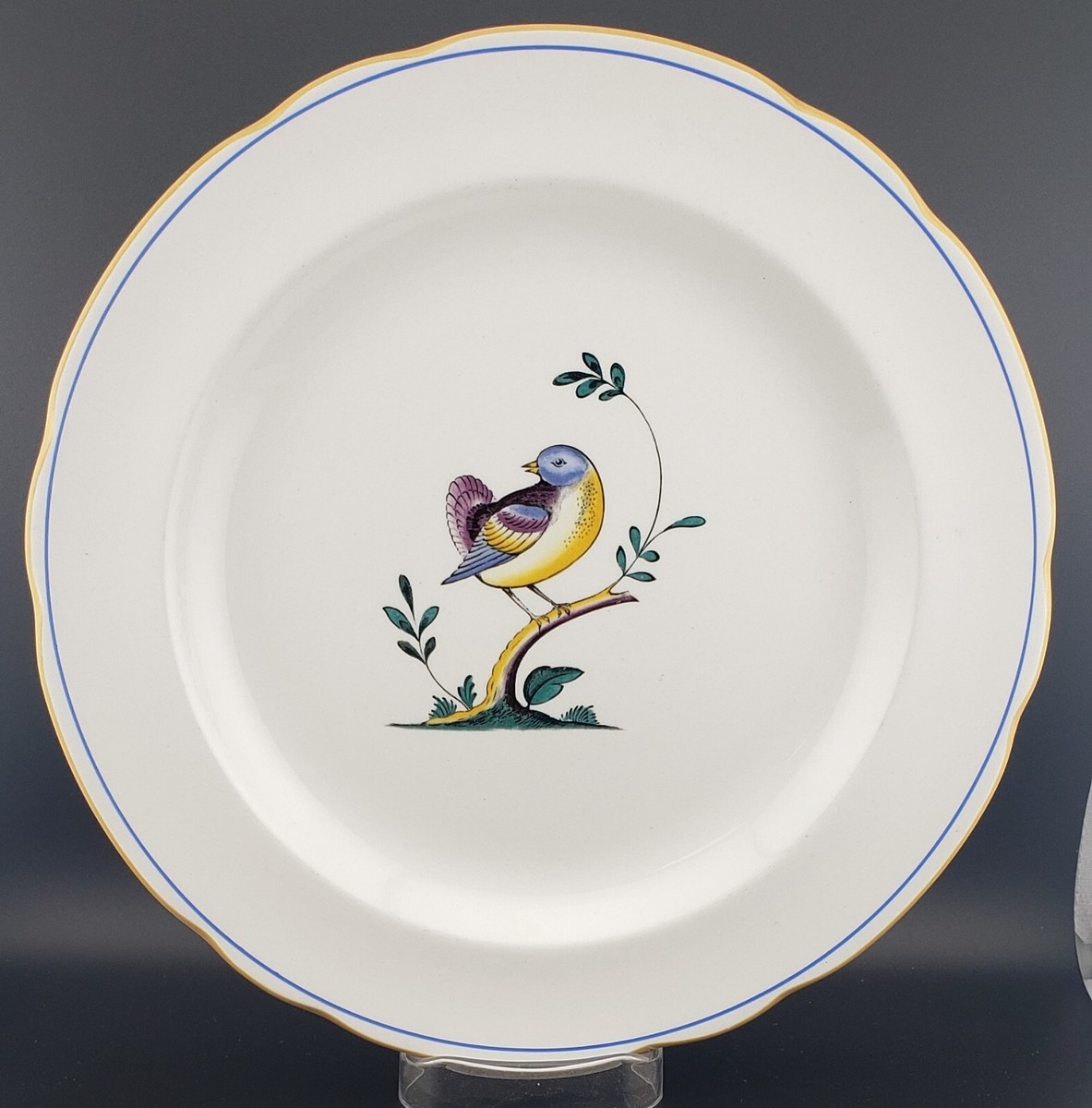 Spode Queen's Bird Dinner Plate (Imperial Ware- Cream Body)