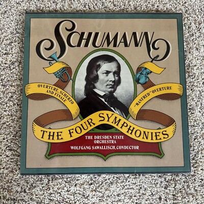 Schumann The Four Symphonies 3 vinyl LP boxset EMI Arabesque NM SEALED