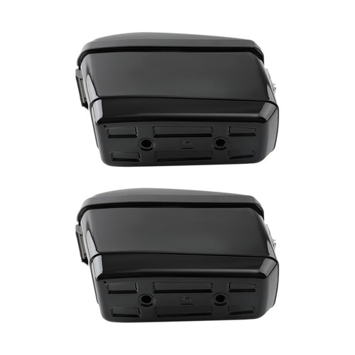 Bolsas de sillín rígidas de equipaje universales para Cruiser Harley Honda Yamaha - Imagen 5 de 9
