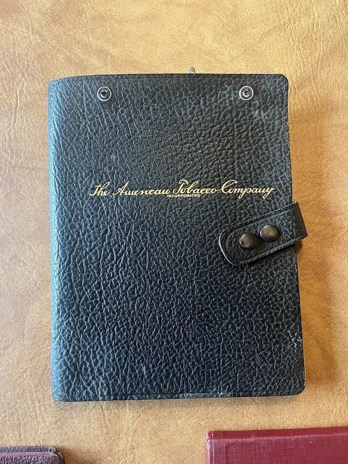 Libro de registro y película de American Tobacco Company vendedor ruta Lucky Strike Foto 3 de 4