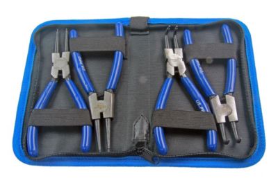 US PRO Tools 4pc 6'' Circlip Pliers Plier Set In Zip Pouch Internal External 2059