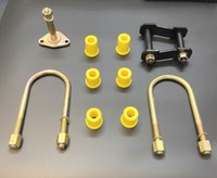 Hintere Blattfeder BüGel + Buchsen+ U-Bolzen+ Nadel FüR Ford Ranger ER24 2.5TD