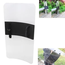 Clear Polycarbonate Tough Anti-Riot Law Enforcement Police Shield 0.138" Thick