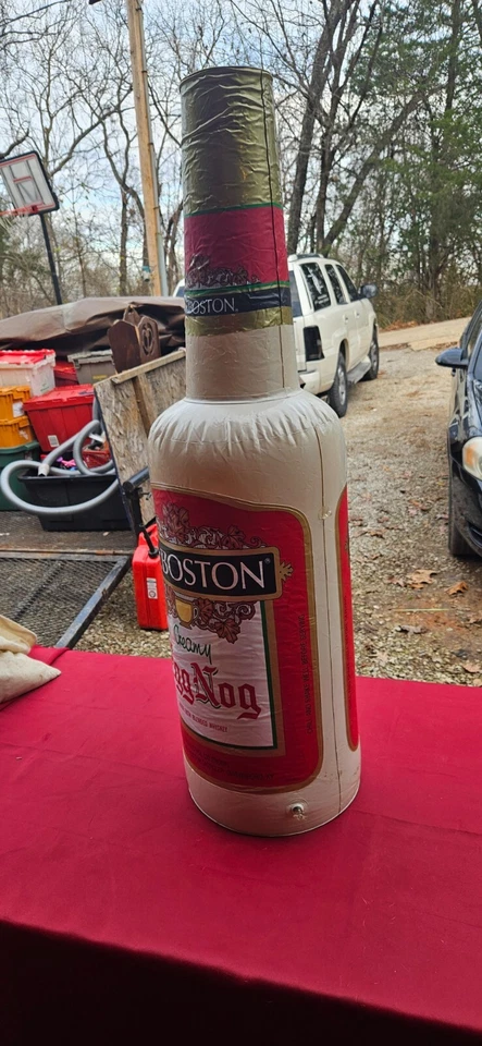 Inflatable Mr Boston Egg nog Bottle display - Image 2 of 3