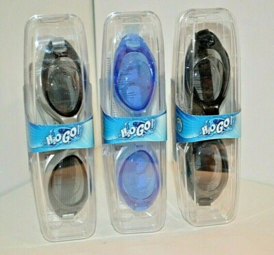 U PICK Swim H2O GO Activwear GOGGLES 14+ Water UV Protection Silicone Strap UV