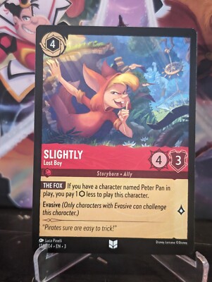lorcana card trick Slightly Into the Inklands 124/204 Lorcana TCG Card NM/M Regular