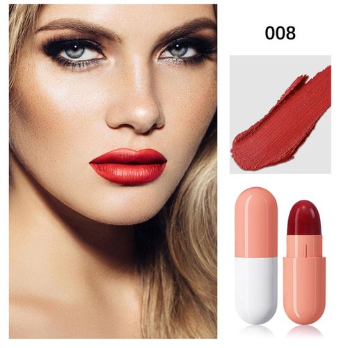 Mini Cute Capsule Lipstick Set, Moisturizing Waterproof Non-stick Cup Carry GX - Picture 19 of 23