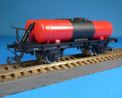 RIVAROSSI HO 12028 2-TANK Typ MP 1941 - GEBAUTER TRENHOBBY BAUSATZ - 1963 OVP | Zustand: Used