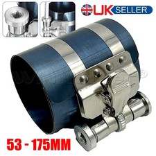 1Pack Manganese Steel Piston Ring Compressor 53-175mm Ratchet Type Quick Release